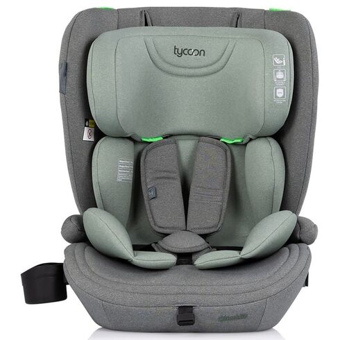 Scaun auto Chipolino Tycoon I-Size 76-150 cm basil, Culoare: Verde, Grupa: 9-36kg (9 luni - 12 ani),poza 2