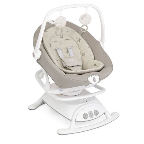 Joie – Leagan si balansoar rotativ Sansa 2 in 1 Cosmo Tan, Culoare: Bej,poza 6