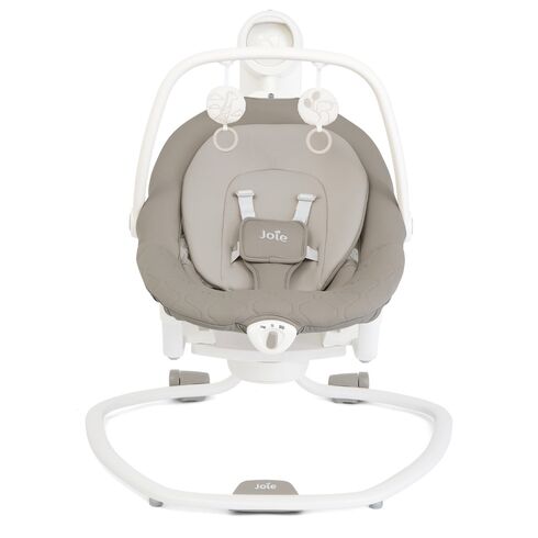 Joie - Leagan si balansoar rotativ Serina 2 in 1 Walnut, Culoare: Bej,poza 2