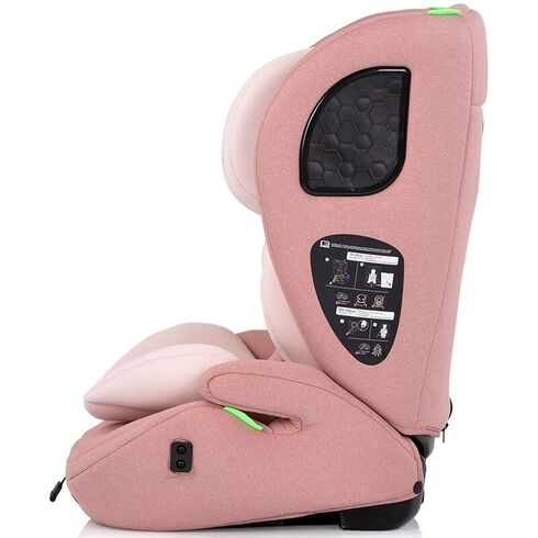 Scaun auto Chipolino Tycoon I-Size 76-150 cm pink marshmallow, Culoare: Roz, Grupa: 9-36kg (9 luni - 12 ani),poza 4