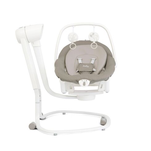 Joie - Leagan si balansoar rotativ Serina 2 in 1 Walnut, Culoare: Bej,poza 4
