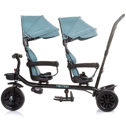 Tricicleta gemeni Chipolino Hip Hop aloe, Culoare: Albastru,poza 4  - ExclusivMAG.ro Tricicleta gemeni Chipolino Hip Hop aloe, Culoare: Albastru,poza 4