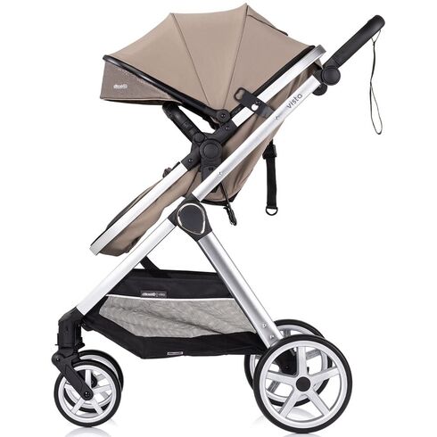 Carucior Chipolino Vista 3 in 1 tiramisu, Culoare: Crem, Model: 3 in 1,poza 5