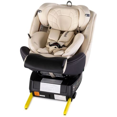 Scaun auto Chipolino Premium I-Size 40-150 cm cu sistem Isofix biscotta, Culoare: Crem, Grupa: 0-36kg (0 luni - 12 ani),poza 9