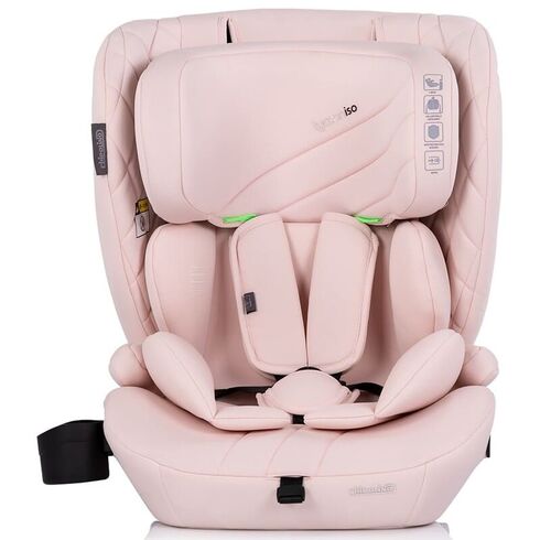 Scaun auto Chipolino Tycoon Iso I-Size 76-150 cm cu sistem Isofix pink marshmallow, Culoare: Roz, Grupa: 9-36kg (9 luni - 12 ani),poza 2