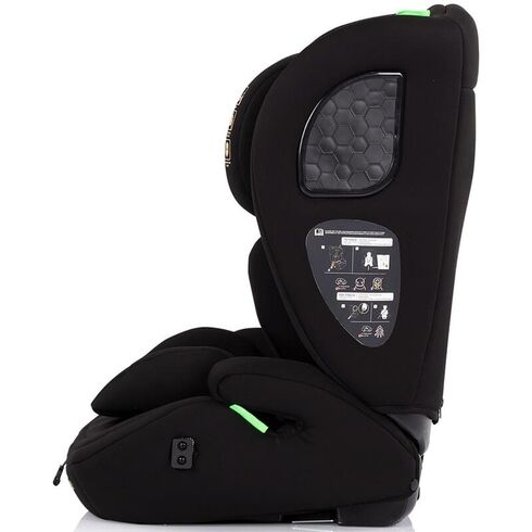 Scaun auto Chipolino Tycoon I-Size 76-150 cm blackberry, Culoare: Negru, Grupa: 9-36kg (9 luni - 12 ani),poza 4