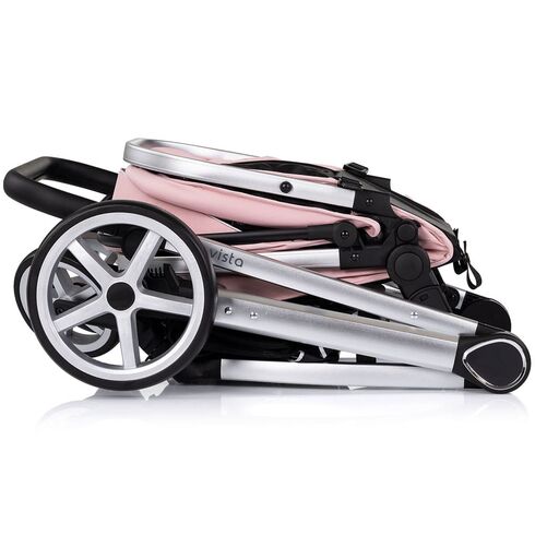 Carucior Chipolino Vista 3 in 1 pink marshmallow, Culoare: Roz, Model: 3 in 1,poza 11