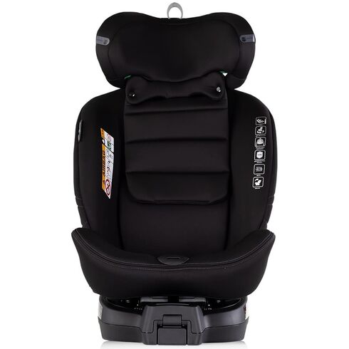 Scaun auto Chipolino Premium I-Size 40-150 cm cu sistem Isofix blackberry, Culoare: Negru, Grupa: 0-36kg (0 luni - 12 ani),poza 8