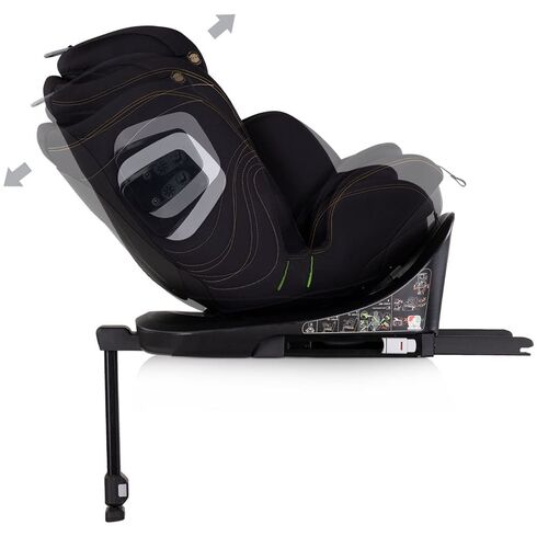 Scaun auto Chipolino Clima Air I-Size 40-150 cm cu sistem Isofix si sezut rotativ blackberry, Culoare: Negru, Grupa: 0-36kg (0 luni - 12 ani),poza 8