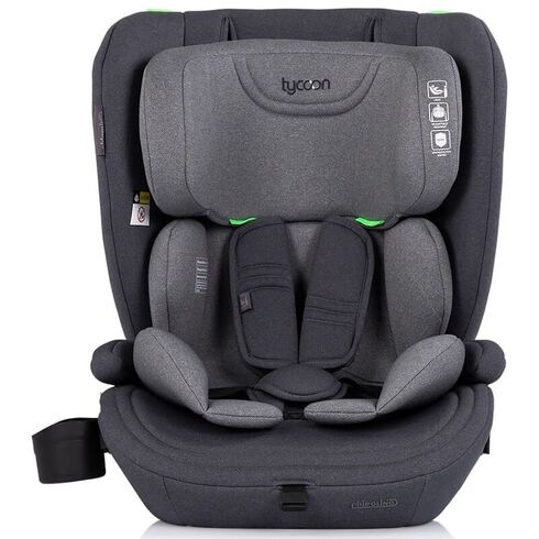 Scaun auto Chipolino Tycoon I-Size 76-150 cm cloud, Culoare: Gri, Grupa: 9-36kg (9 luni - 12 ani),poza 2