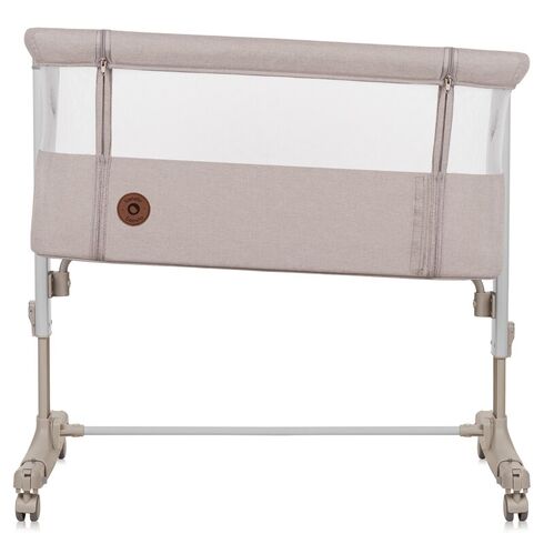 Patut co-sleeper, Lionelo, Aurora, 3 in 1, Cu leganare si setare unghiulara, Pana la 9 kg, 0 luni+, Bej, Culoare: Bej, Dimensiuni: 80x50,poza 8