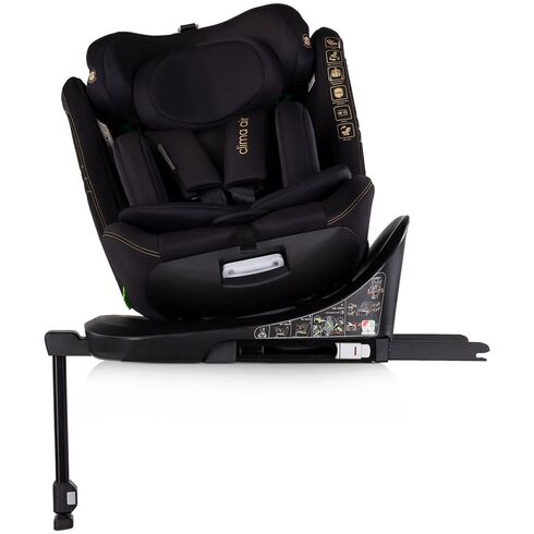 Scaun auto Chipolino Clima Air I-Size 40-150 cm cu sistem Isofix si sezut rotativ blackberry, Culoare: Negru, Grupa: 0-36kg (0 luni - 12 ani),poza 6