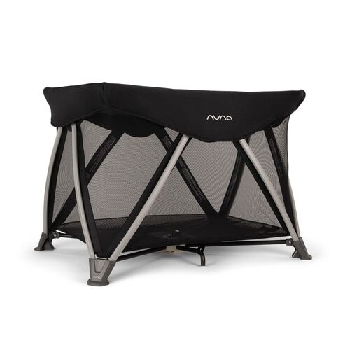 Patut pliant Nuna SENA Aire, Caviar, Culoare: Negru, Dimensiuni: 105x70