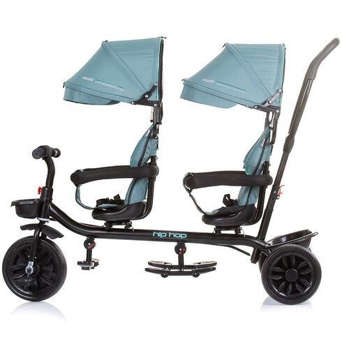 Tricicleta gemeni Chipolino Hip Hop aloe, Culoare: Albastru,poza 2  - ExclusivMAG.ro Tricicleta gemeni Chipolino Hip Hop aloe, Culoare: Albastru,poza 2