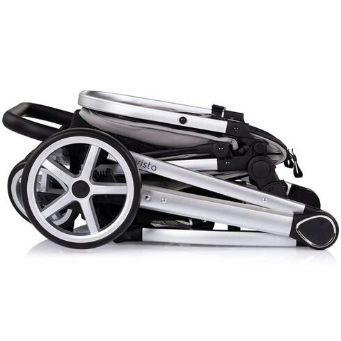 Carucior Chipolino Vista 3 in 1 cloud grey, Culoare: Gri, Model: 3 in 1,poza 11