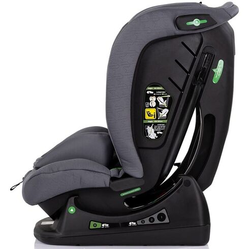 Scaun auto Chipolino Aviato I-Size 40-150 cm cloud, Culoare: Gri, Grupa: 0-36kg (0 luni - 12 ani),poza 4