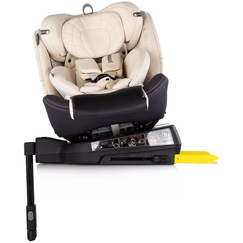 Scaun auto Chipolino Premium I-Size 40-150 cm cu sistem Isofix biscotta, Culoare: Crem, Grupa: 0-36kg (0 luni - 12 ani),poza 5