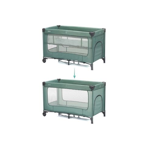Patut pliabil Capri green Fillikid, Culoare: Verde, Dimensiuni: 120x60,poza 5