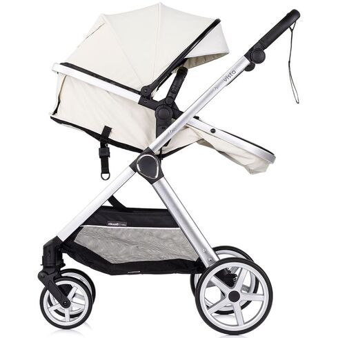 Carucior Chipolino Vista 3 in 1 biscotta, Culoare: Bej, Model: 3 in 1,poza 7
