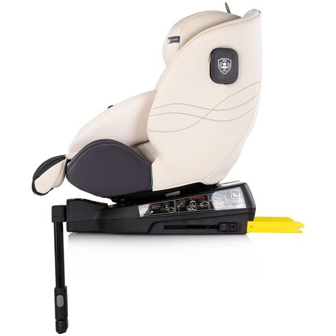 Scaun auto Chipolino Premium I-Size 40-150 cm cu sistem Isofix biscotta, Culoare: Crem, Grupa: 0-36kg (0 luni - 12 ani),poza 3
