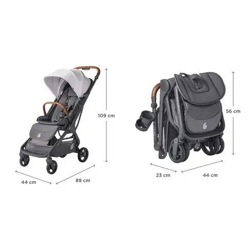 Metro 3 Carucior Ergobaby Deluxe Camel, Culoare: Maro, Model: sport,poza 4