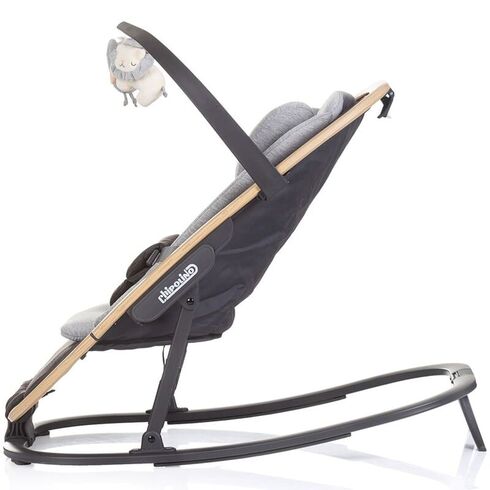 Scaunel balansoar Chipolino Senso cloud wood, Culoare: Gri,poza 4