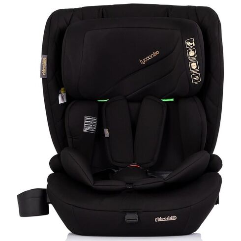 Scaun auto Chipolino Tycoon Iso I-Size 76-150 cm cu sistem Isofix blackberry, Culoare: Negru, Grupa: 9-36kg (9 luni - 12 ani),poza 2