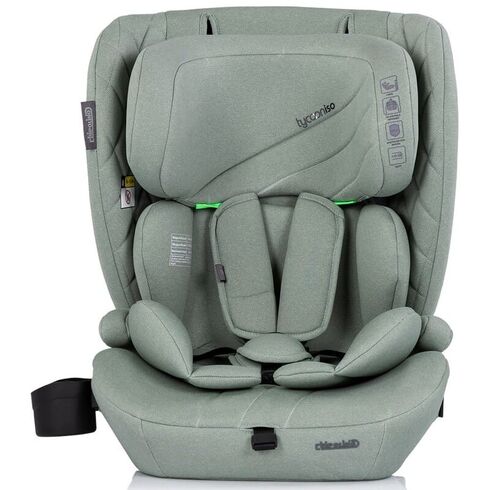 Scaun auto Chipolino Tycoon Iso I-Size 76-150 cm cu sistem Isofix basil, Culoare: Verde, Grupa: 9-36kg (9 luni - 12 ani),poza 2  - ExclusivMAG.ro Scaun auto Chipolino Tycoon Iso I-Size 76-150 cm cu sistem Isofix basil, Culoare: Verde, Grupa: 9-36kg (9 luni - 12 ani),poza 2