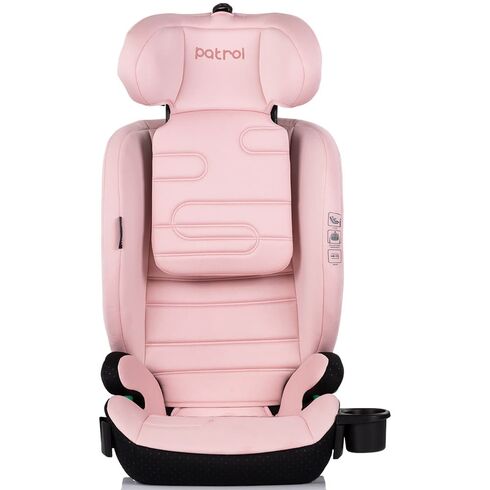 Scaun auto Chipolino Patrol I-Size 100-150 cm cu sistem Isofix powder pink, Culoare: Roz, Grupa: 15-36kg (4 ani - 12 ani),poza 3