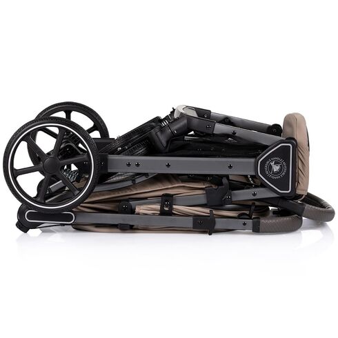 Carucior sport Chipolino Omnia cu maner reversibil latte, Culoare: Crem, Model: sport,poza 7