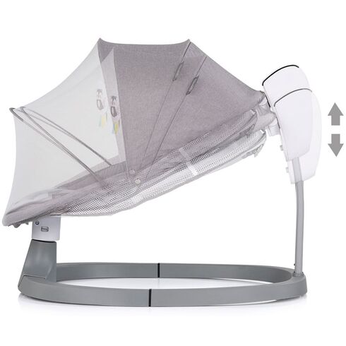 Leagan electric Chipolino Lambada cloud, Culoare: Gri deschis,poza 4