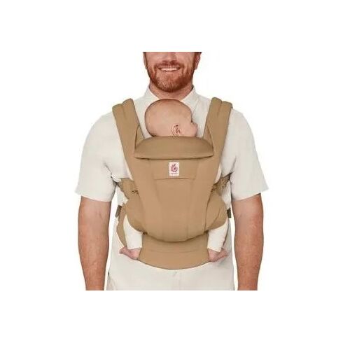 Marsupiu Ergobaby Omni Deluxe Cotton Camel, Culoare: Crem,poza 4