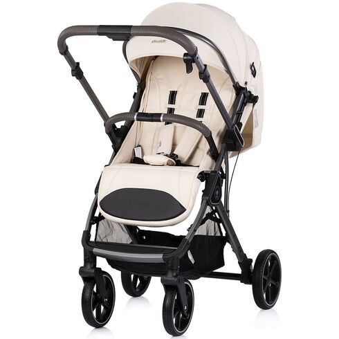 Carucior sport Chipolino Omnia cu maner reversibil cashmere, Culoare: Bej, Model: sport,poza 2