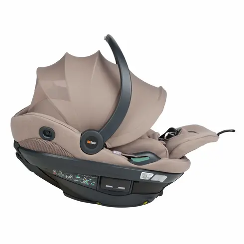 Scoică copii BeSafe Go Beyond² Dark Sand, Culoare: Crem, Grupa: 0-13kg (0 luni - 12 luni),poza 3