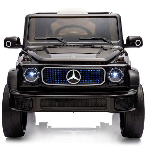 Masinuta electrica Chipolino SUV Mercedes EQG cu scaun din piele si roti EVA black,poza 2