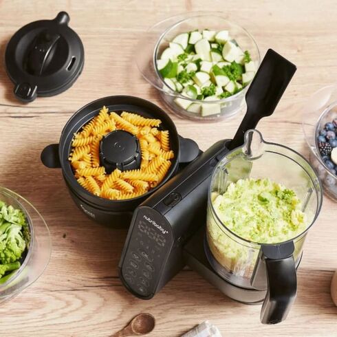 Robot multifunctional 5 in 1 Babymoov Nutribaby (+) XL, Mineral Black,poza 7