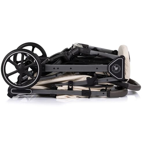 Carucior sport Chipolino Omnia cu maner reversibil cashmere, Culoare: Bej, Model: sport,poza 7