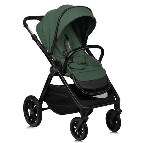 Carucior 2 in 1, Lionelo, Layla, Pana la 22 kg, Verde, Culoare: Verde, Model: 2 in 1,poza 4