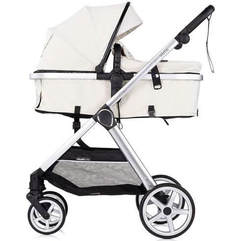 Carucior Chipolino Vista 2 in 1 biscotta, Culoare: Bej, Model: 2 in 1,poza 6