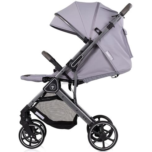 Carucior sport Chipolino Omnia cu maner reversibil platinum, Culoare: Gri, Model: sport,poza 5