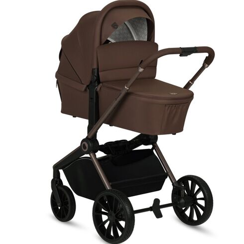 Carucior 2 in 1, Lionelo, Mika Plus, Pana la 22 kg, Mocha Mousse, Culoare: Multicolor, Model: 2 in 1,poza 6