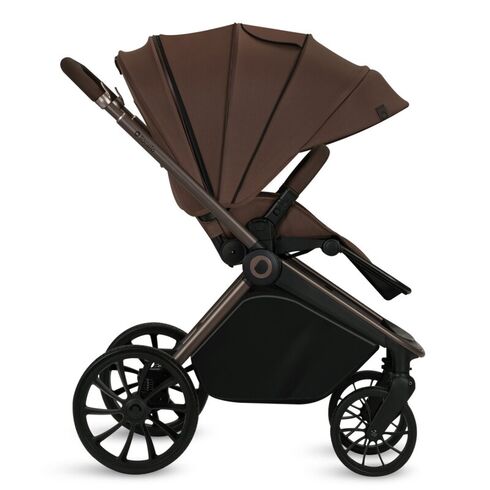 Carucior 3 in 1, Lionelo, Mika Plus, Pana la 22 kg, ECE R129, Mocha Mousse, Culoare: Multicolor, Model: 3 in 1,poza 9