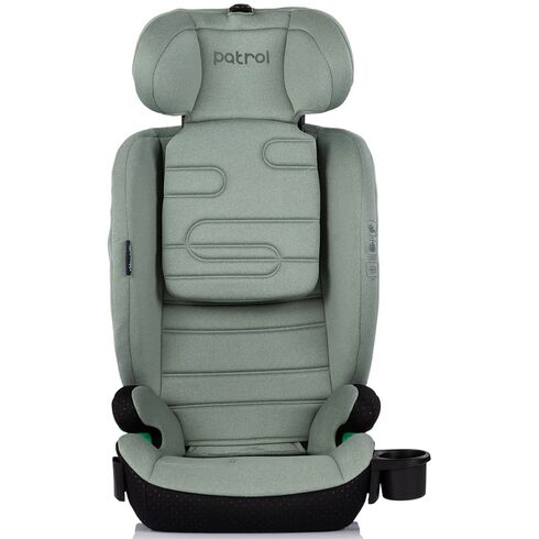 Scaun auto Chipolino Patrol I-Size 100-150 cm cu sistem Isofix matcha, Culoare: Verde, Grupa: 15-36kg (4 ani - 12 ani),poza 3