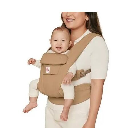 Marsupiu Ergobaby Omni Deluxe Cotton Camel, Culoare: Crem,poza 3