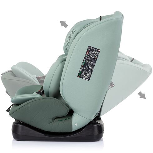 Scaun auto Chipolino Mondial I-Size 40-150 cm matcha, Culoare: Turcoaz, Grupa: 0-36kg (0 luni - 12 ani),poza 5