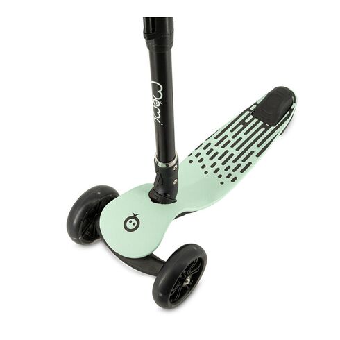 Trotineta pliabila cu roti LED pentru copii, 3 Ani+, MoMi San - Verde, Culoare: Verde,poza 4