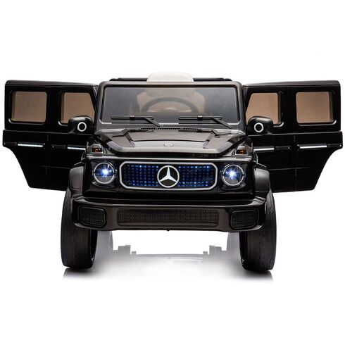 Masinuta electrica Chipolino SUV Mercedes EQG cu scaun din piele si roti EVA black,poza 5