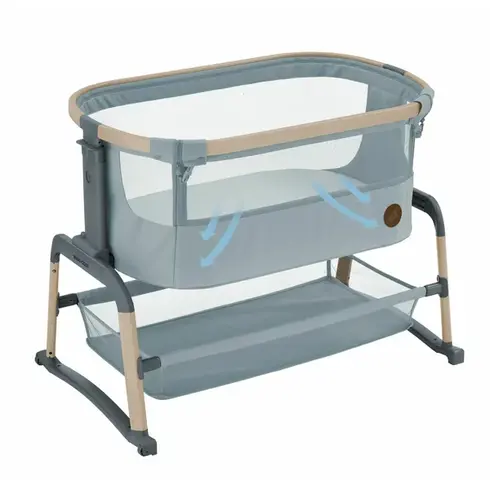 Patut Co-SLEEPER Maxi-Cosi Iora Air BEYOND GREY ECO, Culoare: Gri, Dimensiuni: 80x50,poza 3