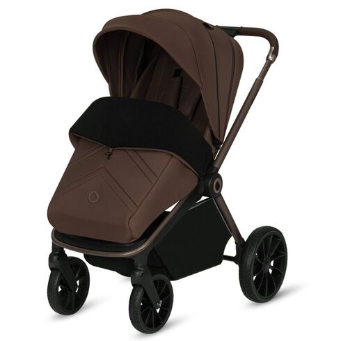 Carucior 2 in 1, Lionelo, Mika Plus, Pana la 22 kg, Mocha Mousse, Culoare: Multicolor, Model: 2 in 1,poza 5