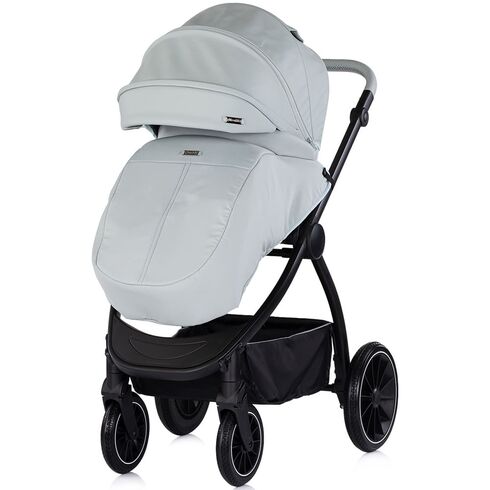 Carucior Chipolino Prestige 3 in 1 matcha, Culoare: Gri deschis, Model: 3 in 1,poza 7